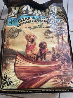 Voyager Dog Food unopened