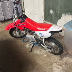 Red Honda Dirt Bike