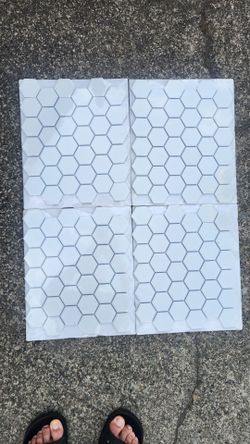 2-inch hexagon mosaic tile