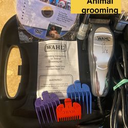 Wahl Animal Grooming Kit in case with instruction CD