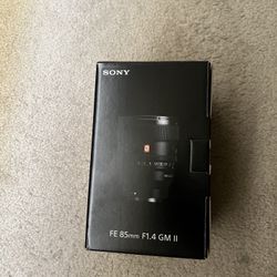 Sony FE 85mm f/1.4 GM II Lens w/ Sony E Mount 