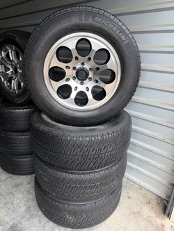 20” Michelin LTX A/T2 LT275/65R20 Tires Rims Chevrolet, GMC and Dodge Ram 1500