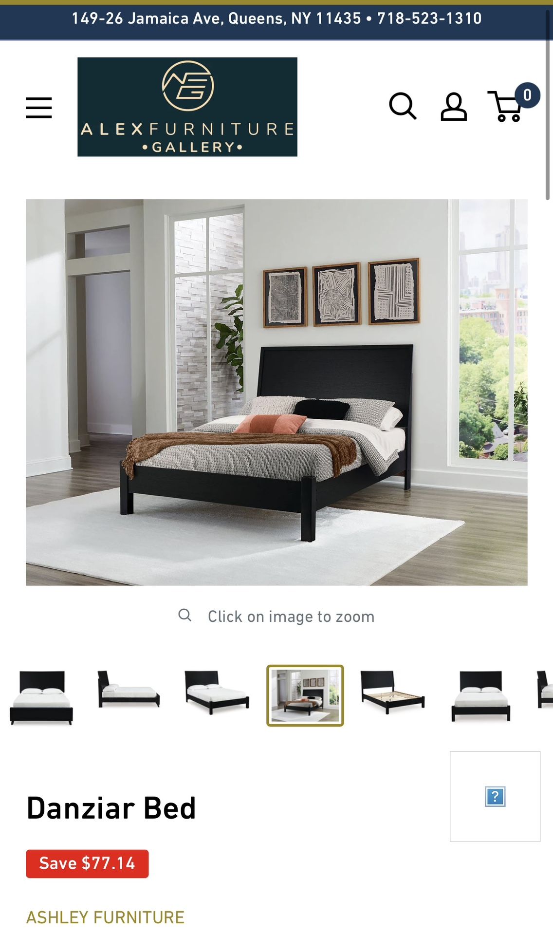 Ashley Danziar Bed On Sale! Order Directly Online