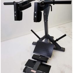 Combo Hack Squat & Standing Calf Raise Machine