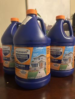 Microban Outdoor Surface Care 1 Gallon X3  