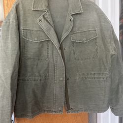 Womens Express Olive Green Jacket