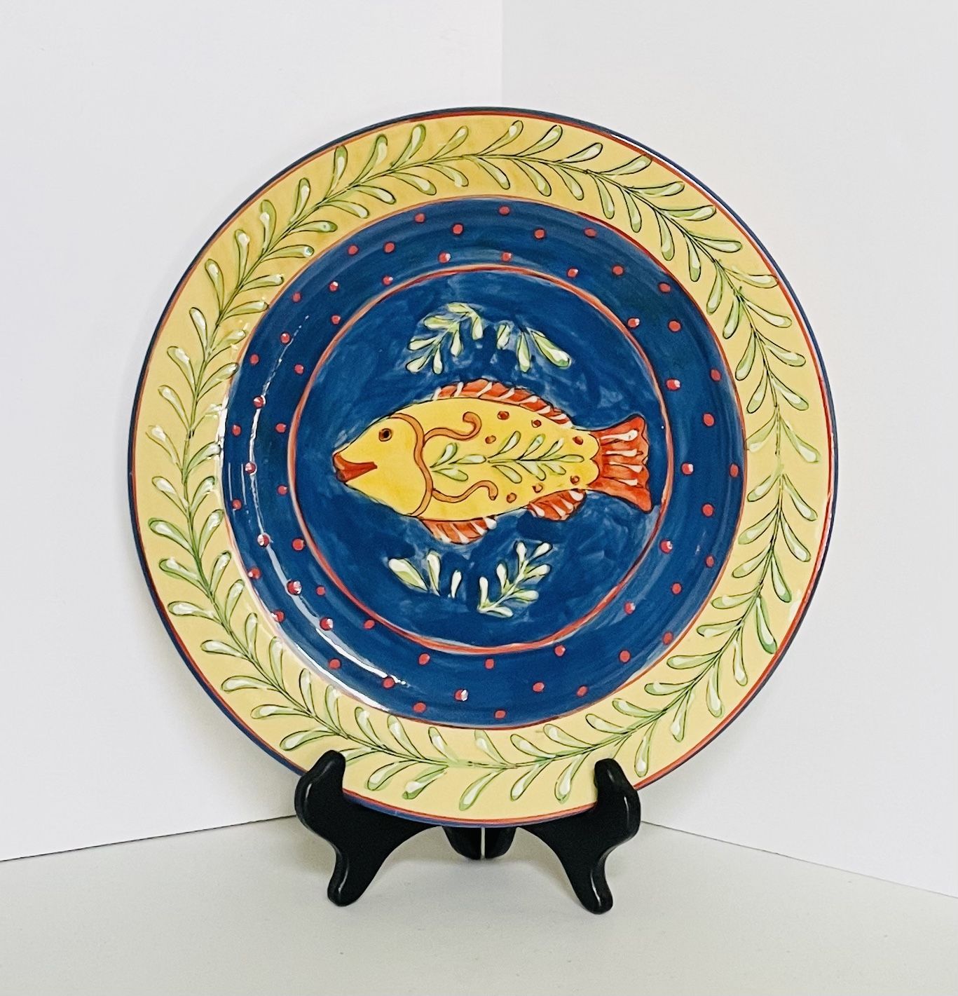 Mediterranean Decorative Fish Plate