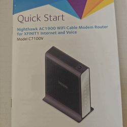 Netgear AC1900 Cable Modem Voice Router C7100V
