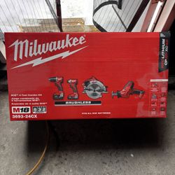 M18 18-Volt Lithium-Ion Brushless Cordless Combo Kit (4-Tool)