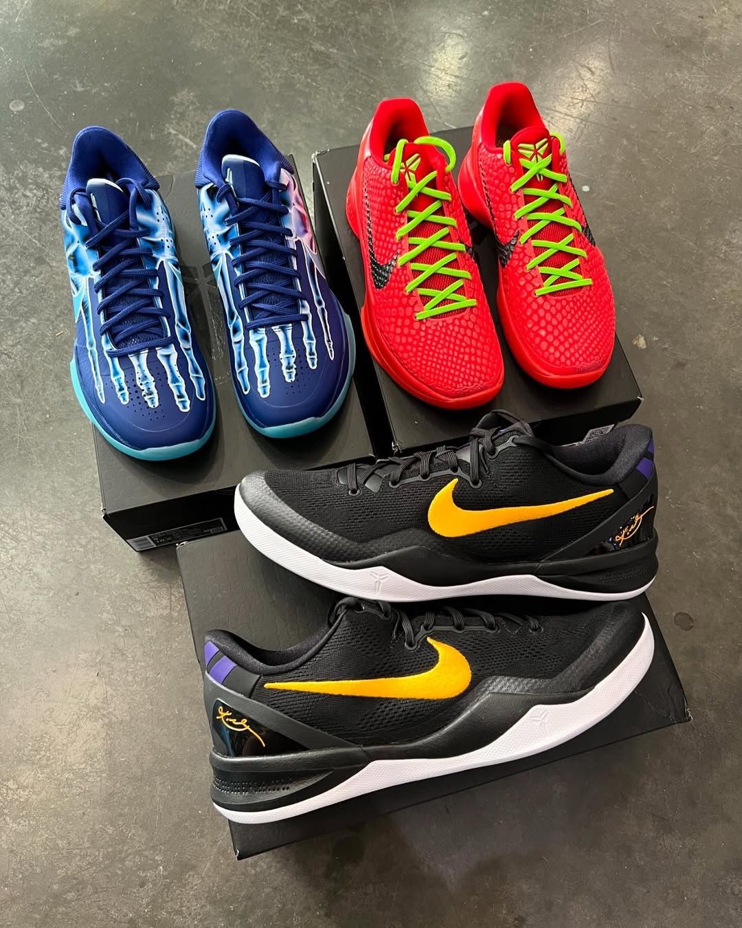 Nike Kobe 8 Protro Lakers Away Black - Sizes 8.5 / 9