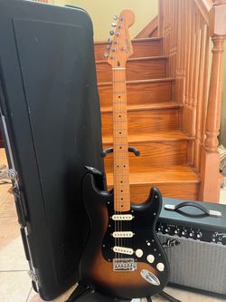 Squier Anniversary Stratocaster (Brand New) w/ Hardshell Case, Fender Amp