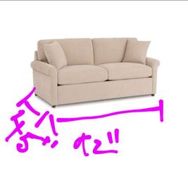 sofa set with ottoman