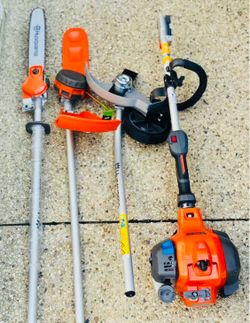 Husqvarna 330LK 28-cc 2-cycle 20-in Straight Shaft Attachment Capable Gas String Trimmer Edger attac