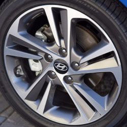 Hyundai Elantra Rims Genesis Wheels Santa Fe Veloster Kona Accent Tucson