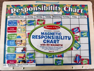 Melissa & Doug Magnetic Responsibility Chart – 89 Magnets