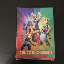 Jumbo Chuck E. Cheese’s playing cards