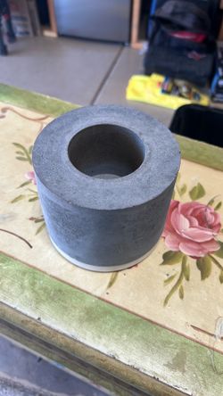 Tabletop concrete fire pit