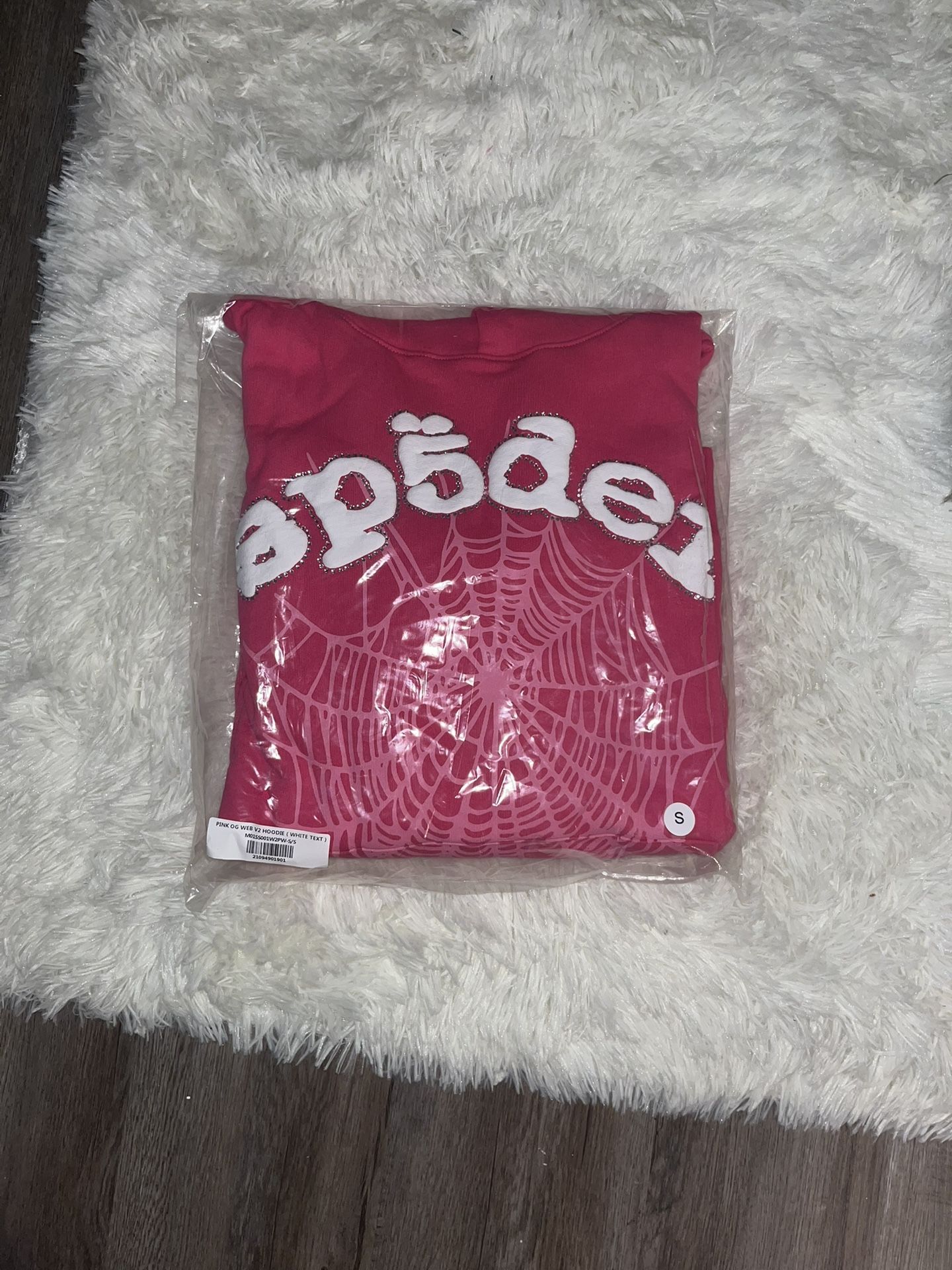 Sp5der Hoodie Pink OG