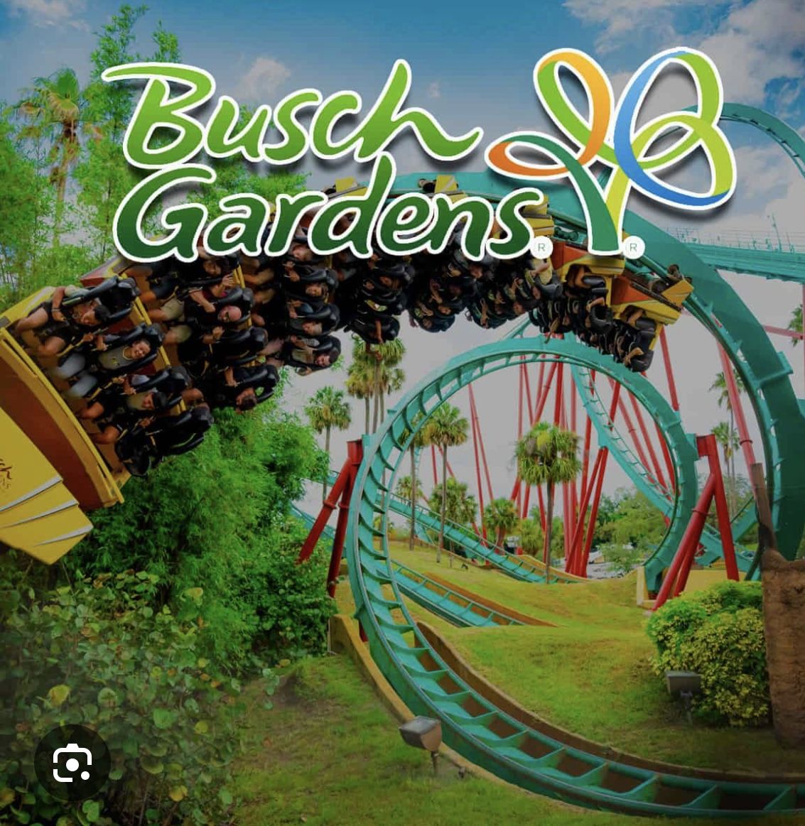 Busch Gardens / Adventure Island One- Day Ticket $35