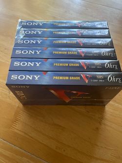 VHS cassette tapes