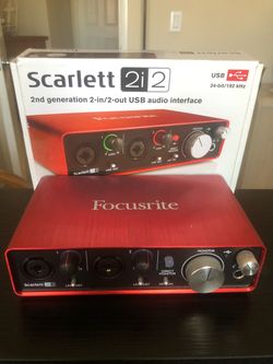 Focusrite Scarlett 2i2 Audio Interface