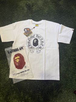 BAPE x Chrome Hearts White Graphic T-Shirt