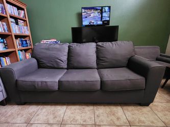 Grey/blue couch