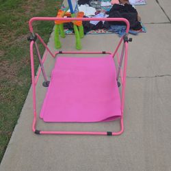 Gymnastics Bar With Mat