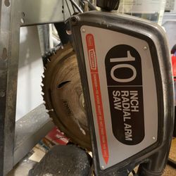 10 inch craftsman radial arm saw