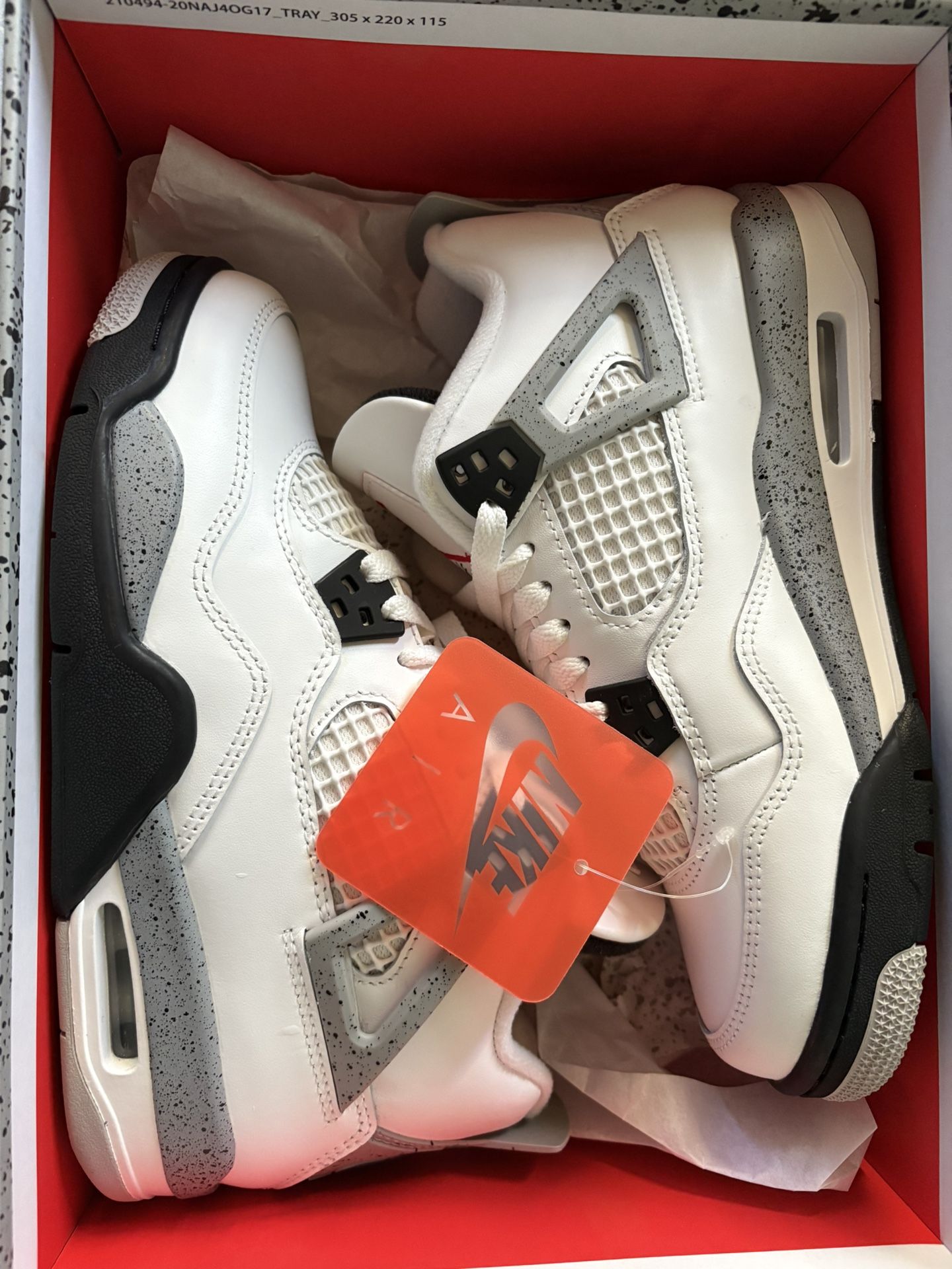 Jordan 4 White Cement