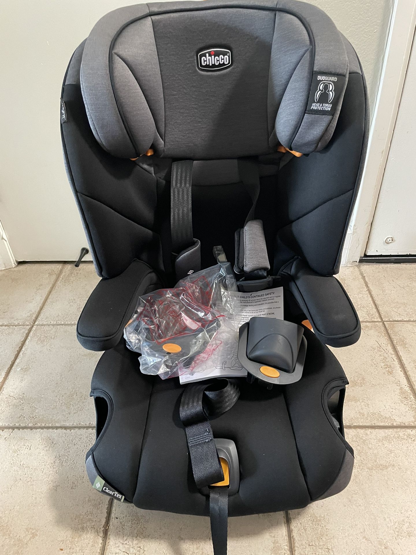 chicco booster and harness car seat