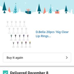 Nose Rings And Lip Rings A While Bunch Brand-new Never Used