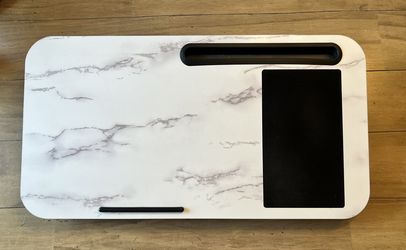 LapGear Home Office Pro Lap Desk, White Marble