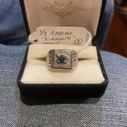 Men’s Bocatti Ring Size 9 Real Diamond