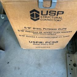 USP Structural Connectors PC58 Steel Plywood Clips  Qty 150