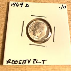 1964 D Roosevelt Dime