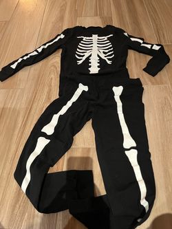 Kids Skeleton Halloween Costume Two-Piece Set