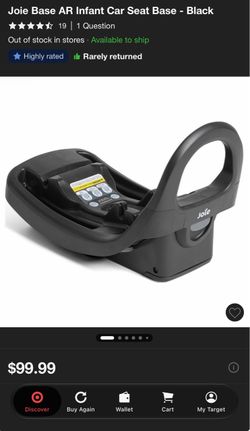Joie Base AR Infant Car Seat Base - Black