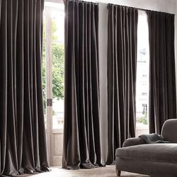 RH VINTAGE VELVET DRAPERY - ROD-POCKET