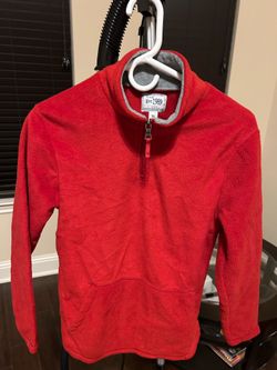 Quarter zip fleece jacket children XL
