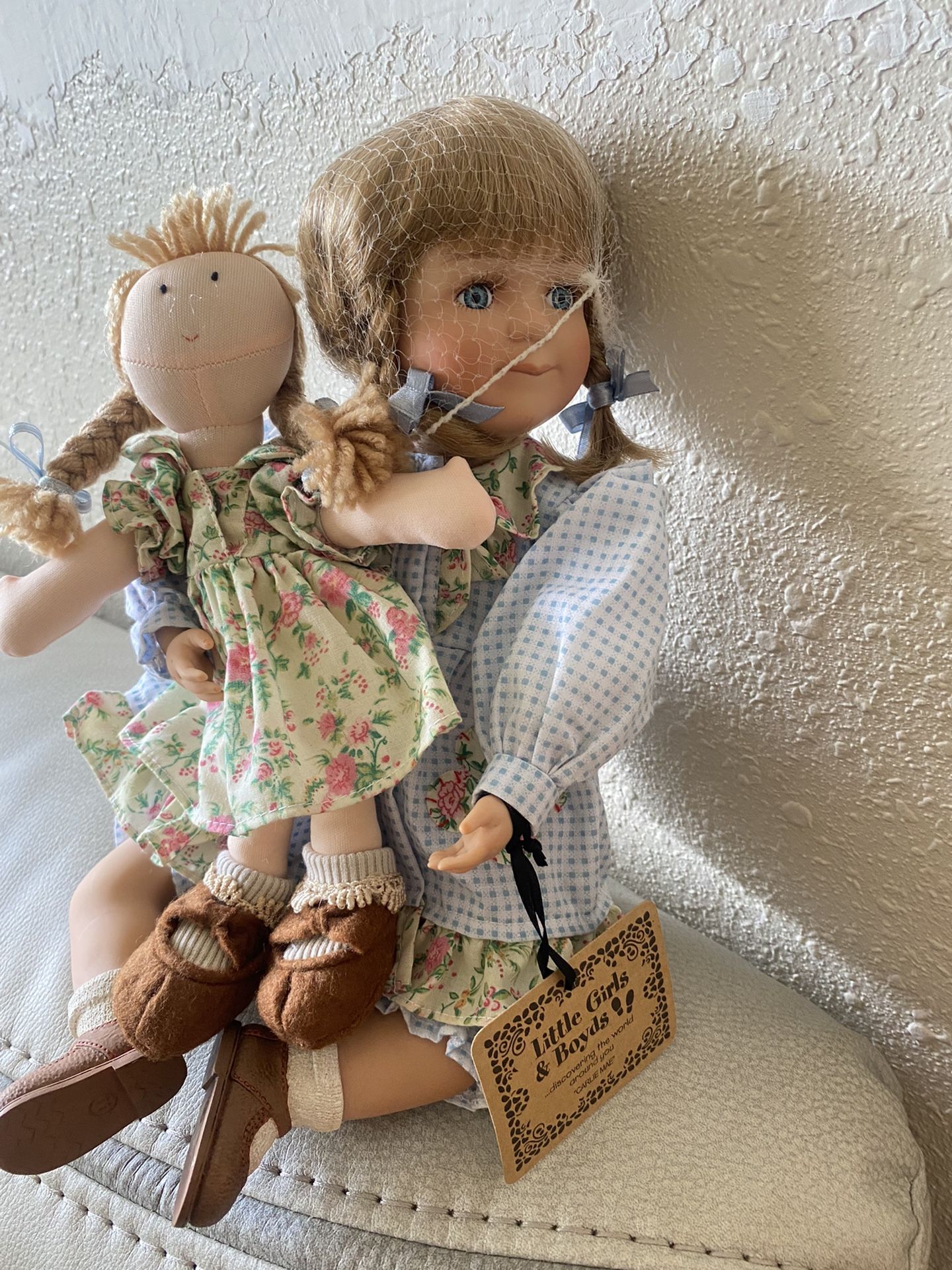 Little Girl And Boyd’s Doll Collection “Carlie Mae, with Little Carlie”