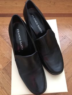 Franco Sarto ‘Nolan’ Heeled Loafers Sz 7.5