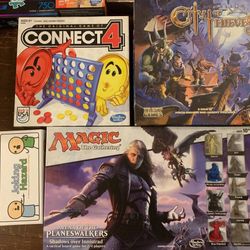 Board games puzzles miniatures party magic family kids