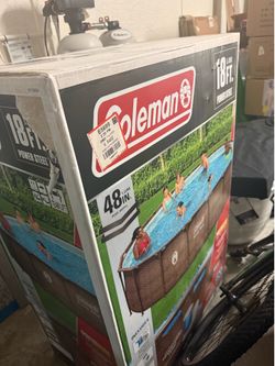 Coleman above ground Pool
