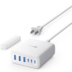 Anker 112W 6-Port USB-C Desktop Fast Charger 