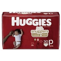 (2pk)Huggies Supreme Little Snugglers, Preemies, 60 Total