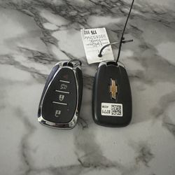 2017 Chevy Malibu Key Fob