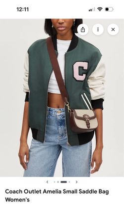 Authentic Coach saddle bag
