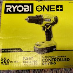 RYOBI ONE+ 18V 1/2 in. Drill/Driver Kit (P215)