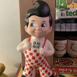 Vintage Shoney's Big Boy Burgers Rubber Bank 1970's Bob's Shoney
